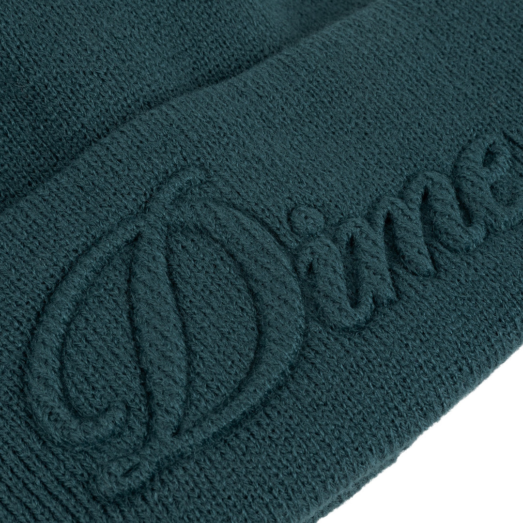 DIME MTL（ダイム モントリオール）| CURSIVE FOLD BEANIE / TEAL | スケートボード・スノーボードのTACTICS JAPAN