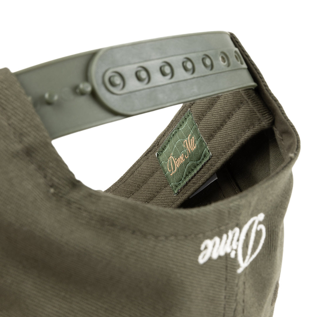 DIME MTL（ダイム モントリオール）| D FULL FIT CAP / OLIVE | スケートボード・スノーボードのTACTICS JAPAN