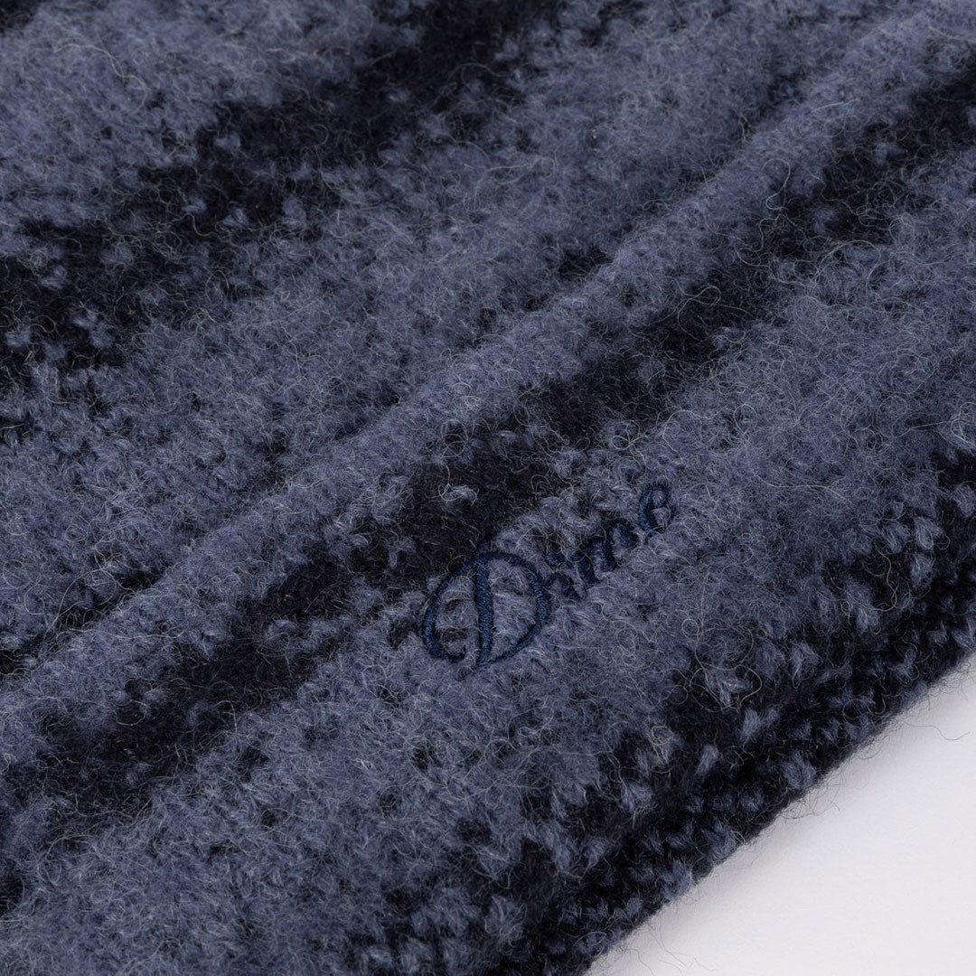 DIME（ダイム）| MOHAIR STRIPED BEANIE / BLUE | スノーボード