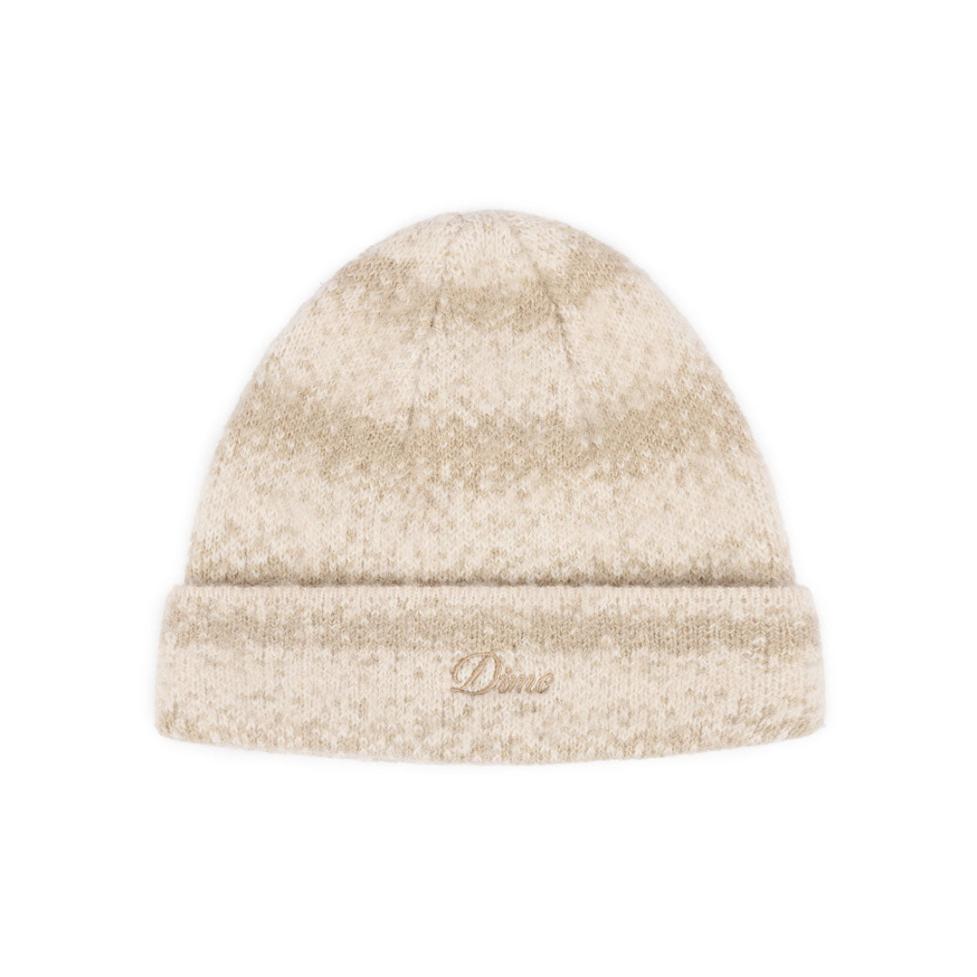 スケートボード DIME BEANIE DIME（ダイム）| MOHAIR STRIPED BEANIE / CREAM | スノーボード