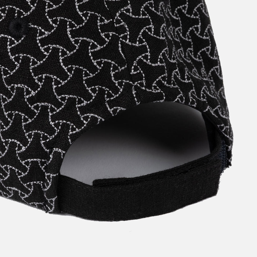 ALLOVER STITCH WORKER CAP / BLACK