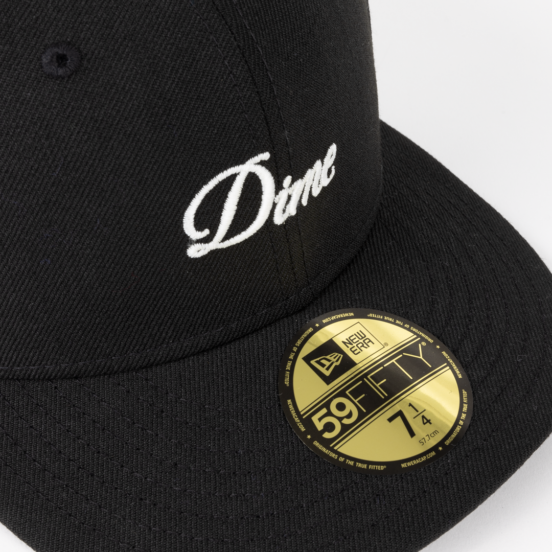 DIME MTL（ダイム モントリオール）| CURSIVE NEW ERA CAP / BLACK | スケートボード・スノーボードのTACTICS JAPAN