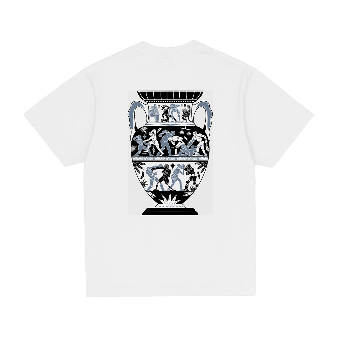JACKER（ジャッカー）| HERACLES T-SHIRT / WHITE | スノーボード・スケートボードのTACTICS JAPAN