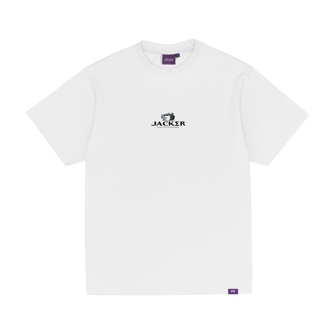 JACKER（ジャッカー）| HERACLES T-SHIRT / WHITE | スノーボード・スケートボードのTACTICS JAPAN