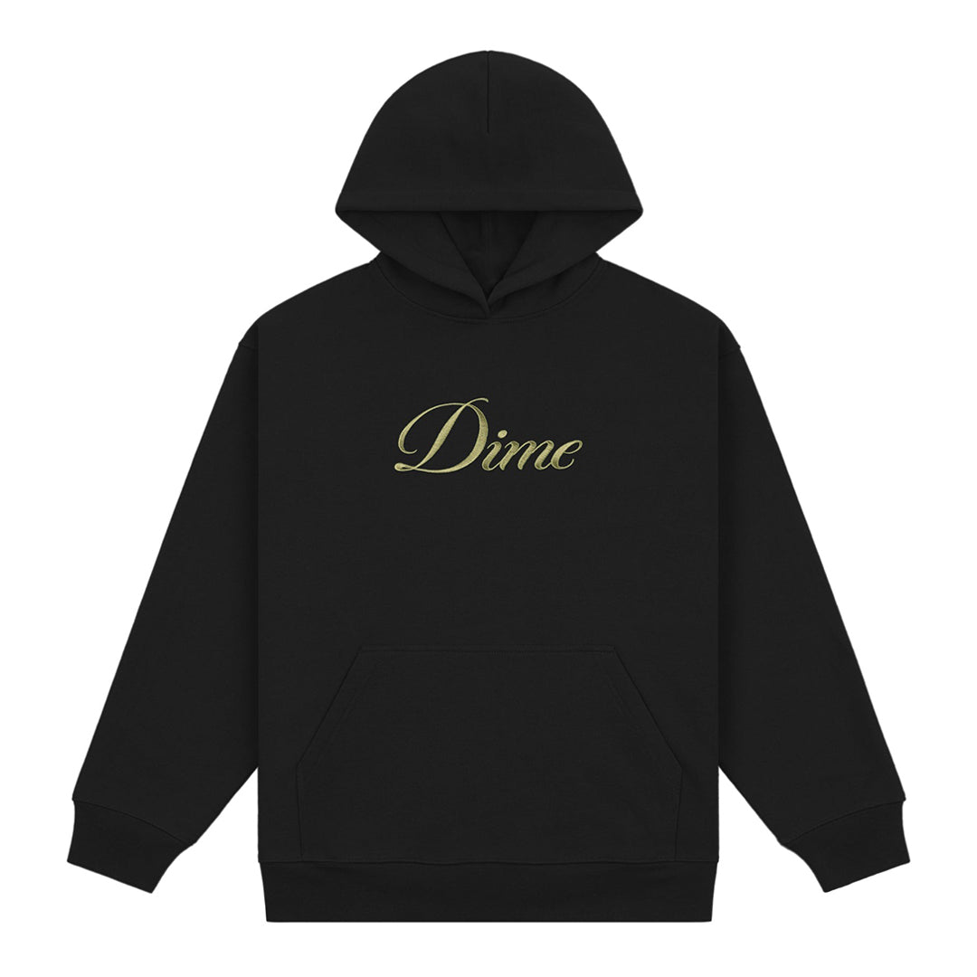 DIME MTL（ダイム モントリオール） | CURSIVE HOODIE / BLACK | スノーボード・スケートボードのTACTICS JAPAN