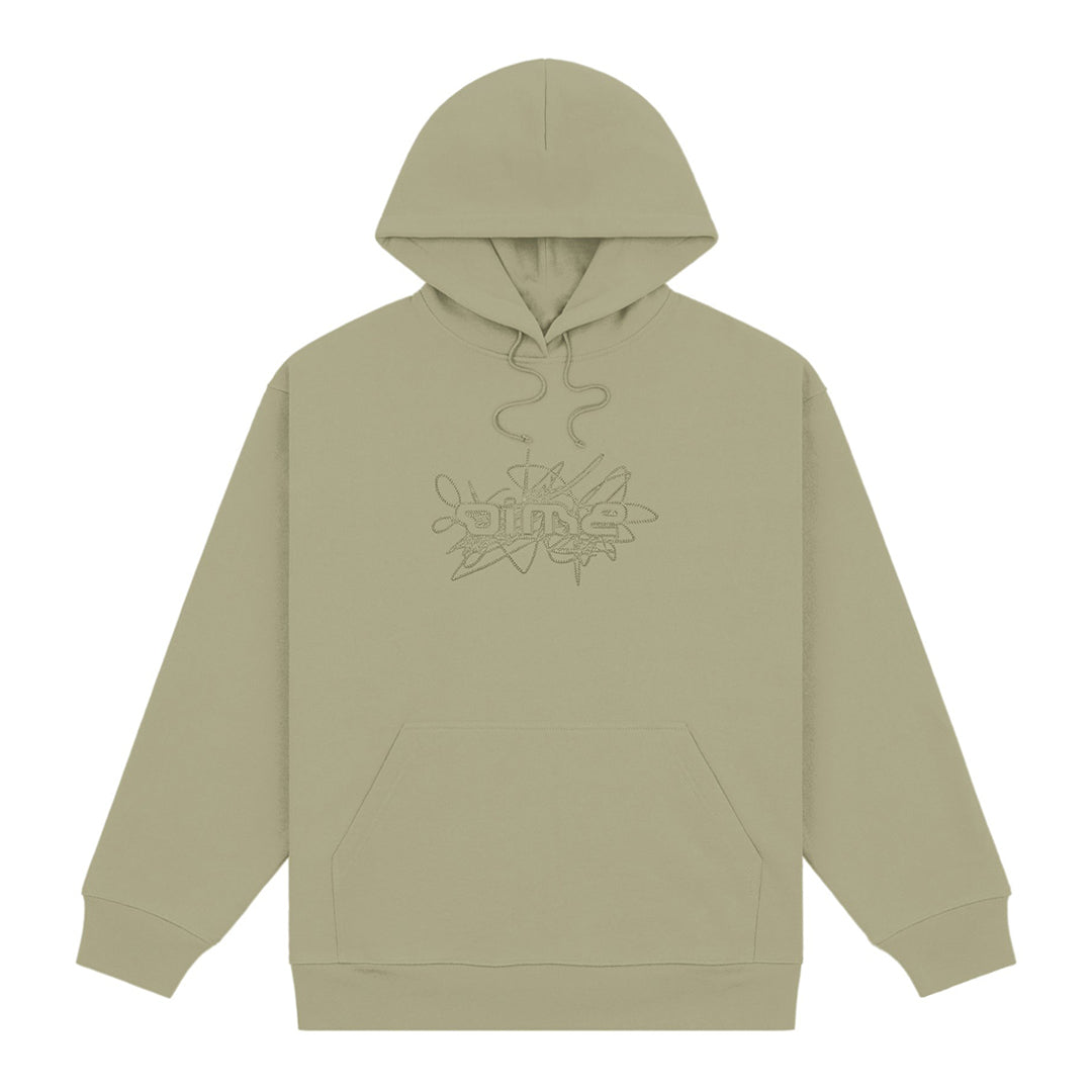 DIME MTL（ダイム モントリオール） | GLYPH HOODIE / ARMY GREEN | スノーボード・スケートボードのTACTICS JAPAN