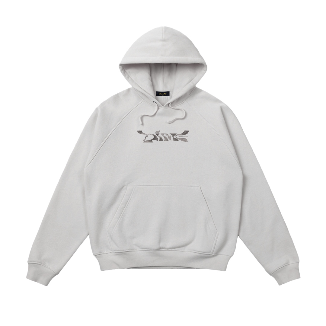 DIME MTL（ダイム モントリオール）| POSTER HOODIE / SILVER | スケートボード・スノーボードのTACTICS JAPAN