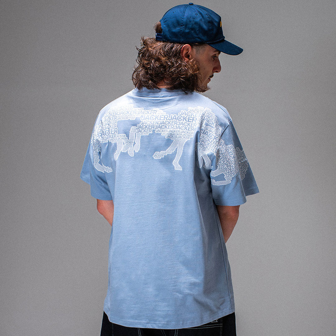 JACKER（ジャッカー）| HORSE POWER T-SHIRT / BLUE | スノーボード・スケートボードのTACTICS JAPAN