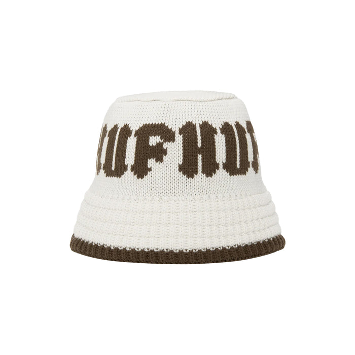 CLASSIC KNIT BUCKET HAT / BONE