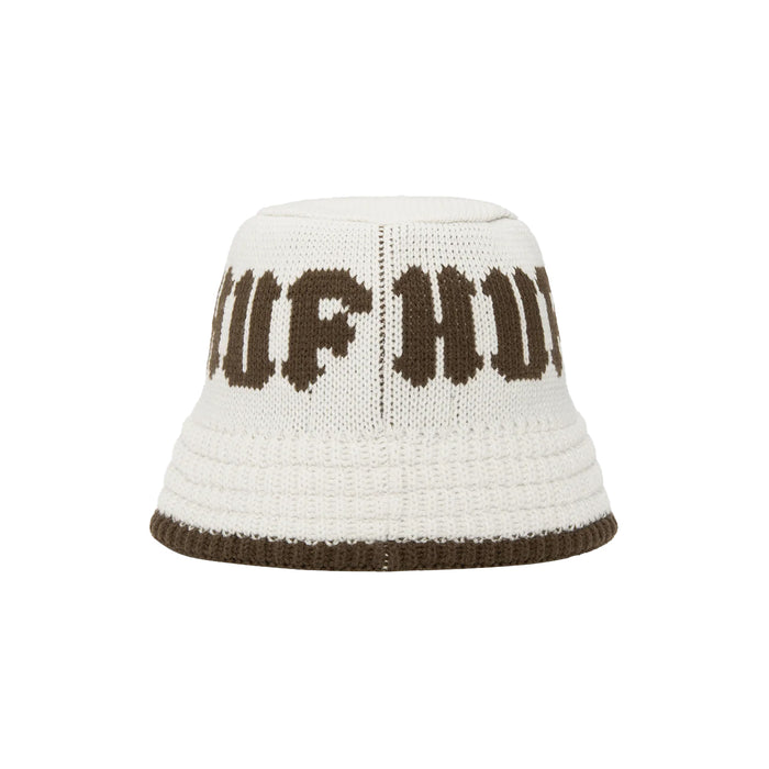 CLASSIC KNIT BUCKET HAT / BONE