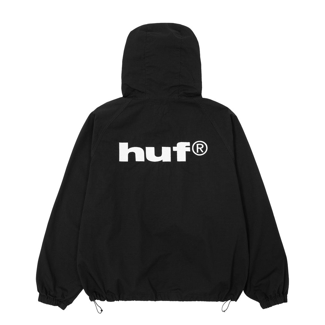 HUF（ハフ）| HUF eightynine HOODED JACKET / BLACK | スノーボード・スケートボードのTACTICS JAPAN