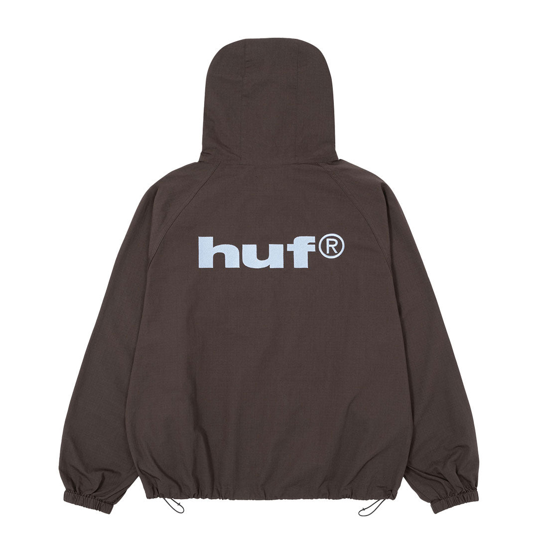 HUF（ハフ）| HUF eightynine HOODED JACKET / COFFEE | スノーボード・スケートボードのTACTICS JAPAN