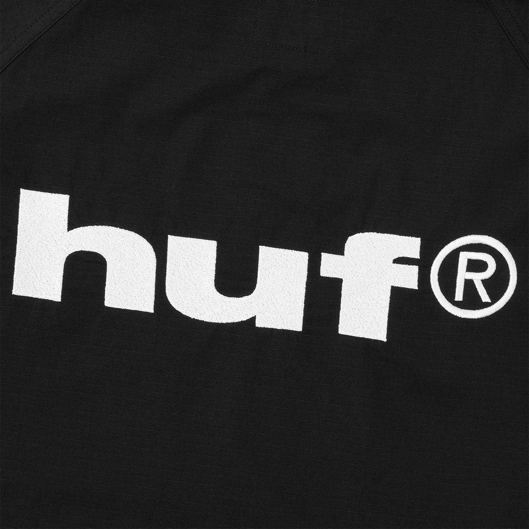 HUF（ハフ）| HUF eightynine HOODED JACKET / BLACK | スノーボード・スケートボードのTACTICS JAPAN