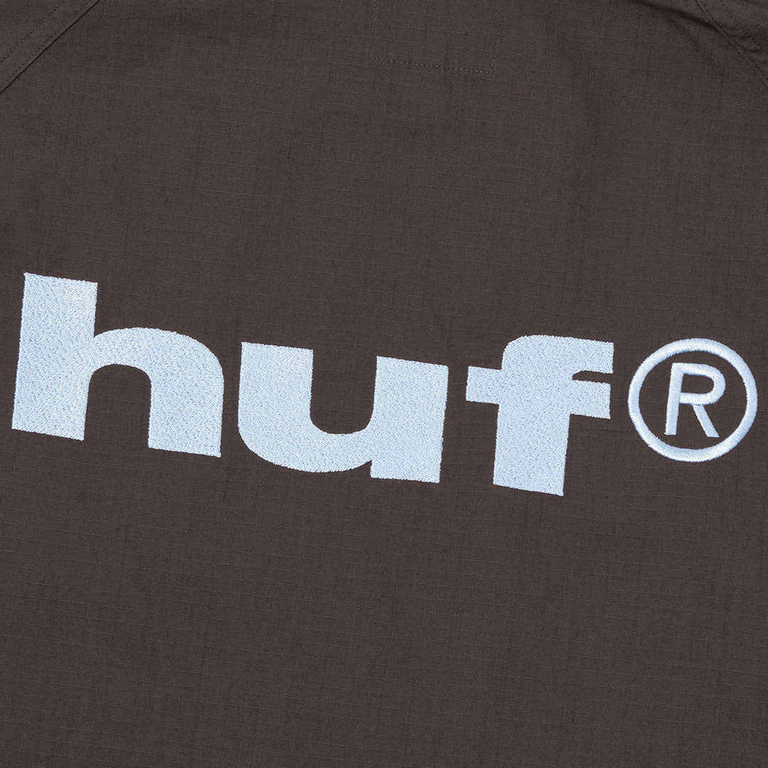 HUF（ハフ）| HUF eightynine HOODED JACKET / COFFEE | スノーボード・スケートボードのTACTICS JAPAN