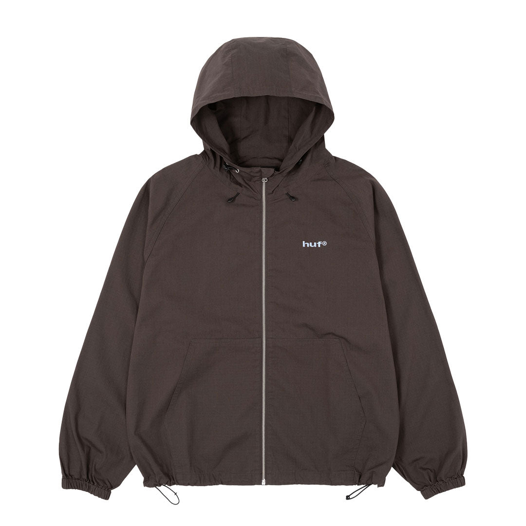 HUF（ハフ）| HUF eightynine HOODED JACKET / COFFEE | スノーボード・スケートボードのTACTICS JAPAN