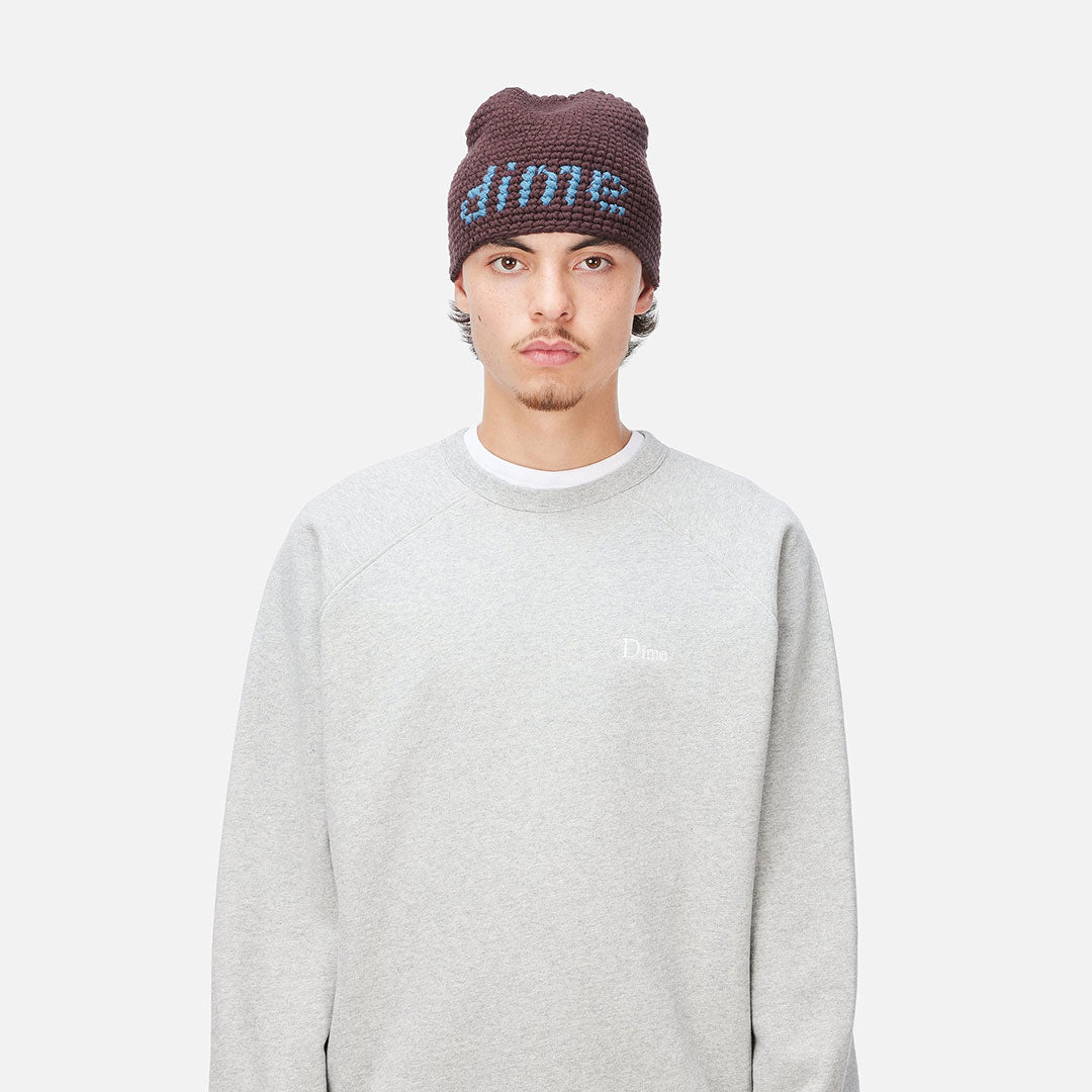 CROCHET SKULLY / BROWN