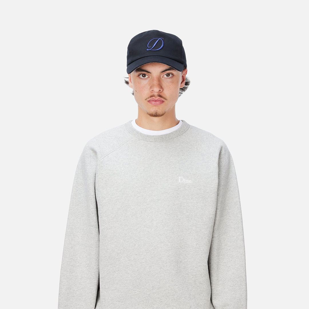 CURSIVE D WORKER CAP / BLACK