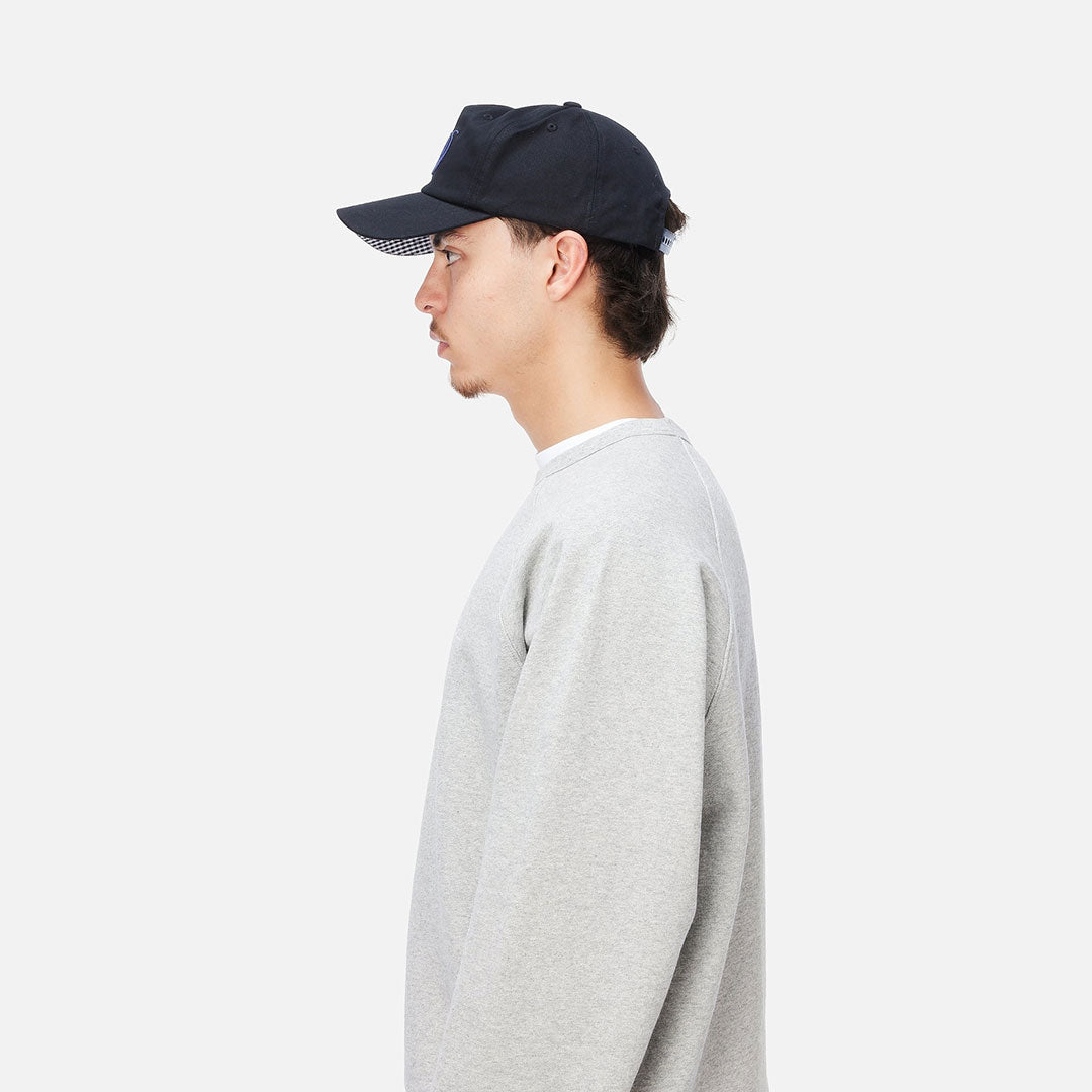 CURSIVE D WORKER CAP / BLACK