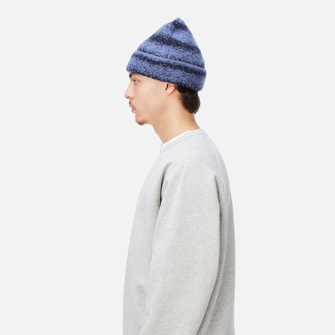 DIME（ダイム）| MOHAIR STRIPED BEANIE / BLUE | スノーボード・スケートボードのTACTICS JAPAN