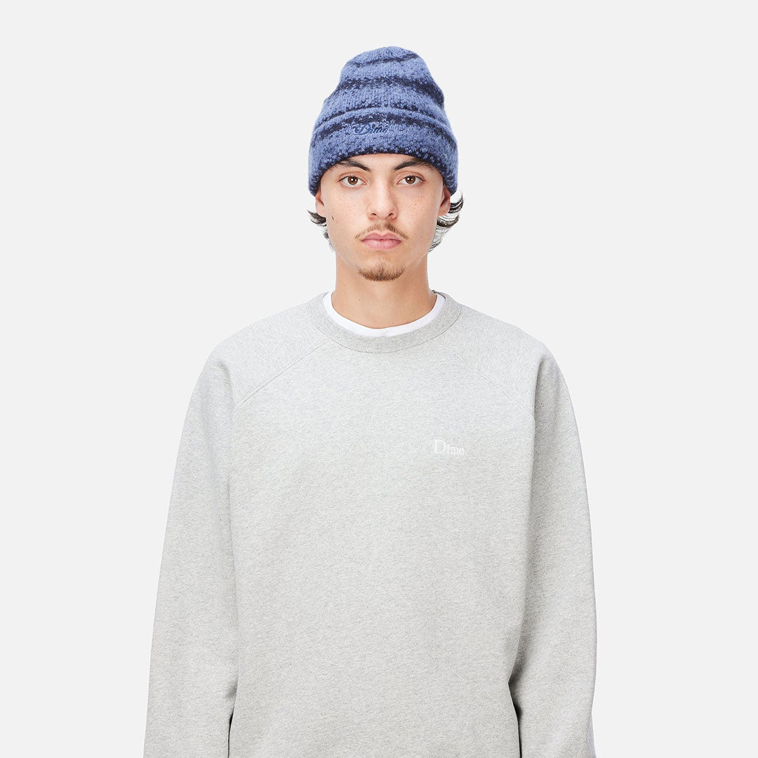 DIME（ダイム）| MOHAIR STRIPED BEANIE / BLUE | スノーボード・スケートボードのTACTICS JAPAN