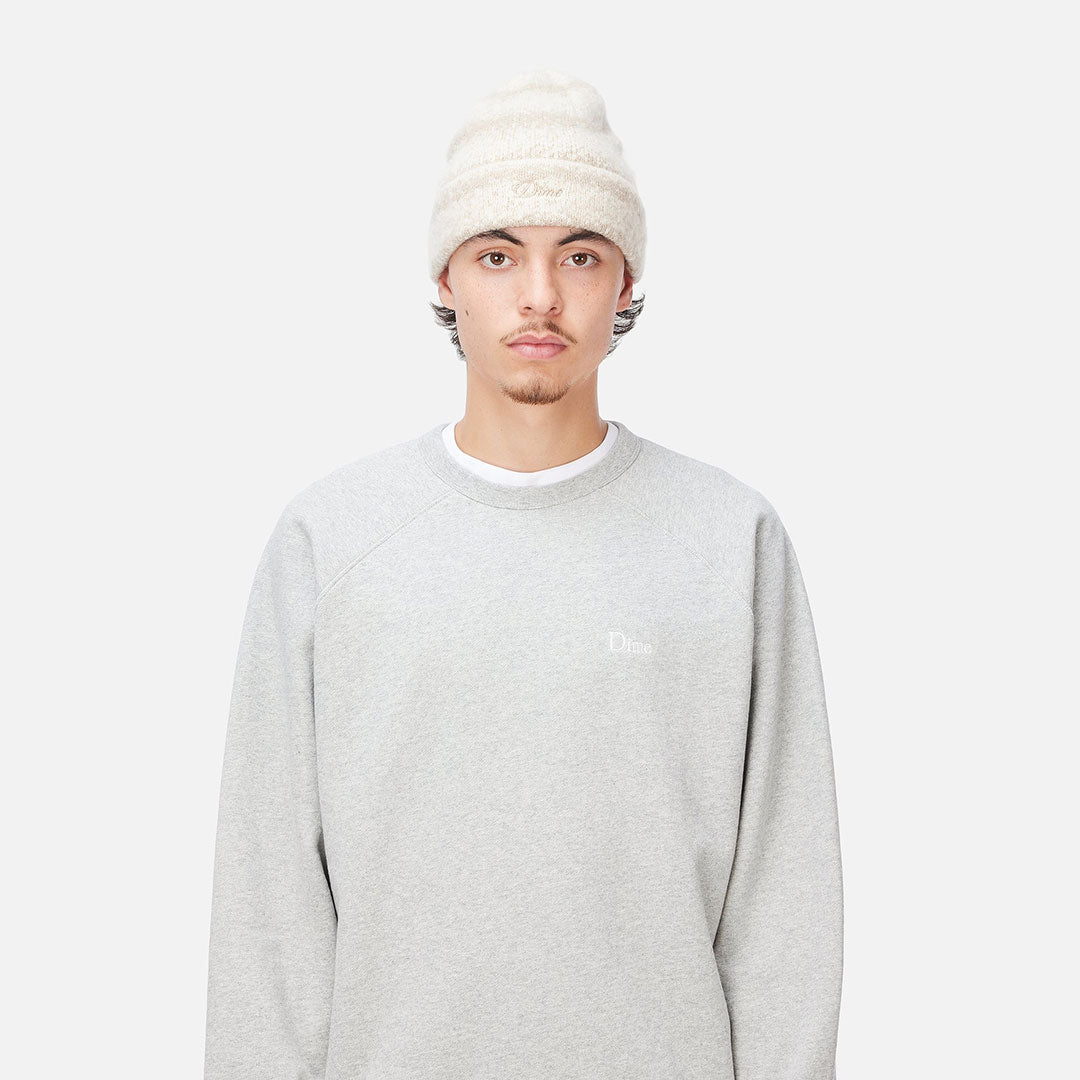 DIME（ダイム）| MOHAIR STRIPED BEANIE / CREAM | スノーボード・スケートボードのTACTICS JAPAN