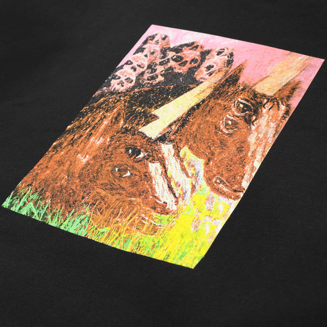 TACTICS（タクティクス）| HORSES HORSES HOODIE / BLACK | スノーボード・スケートボードのTACTICS JAPAN