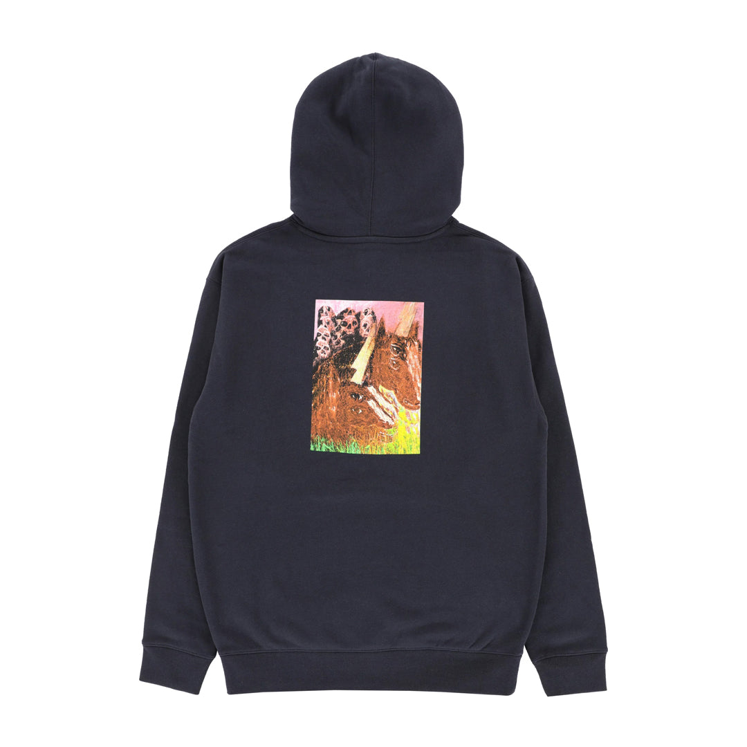 TACTICS（タクティクス）| HORSES HORSES HOODIE / NAVY | スノーボード・スケートボードのTACTICS JAPAN