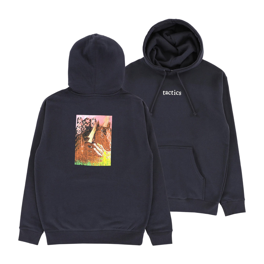 TACTICS（タクティクス）| HORSES HORSES HOODIE / NAVY | スノーボード・スケートボードのTACTICS JAPAN