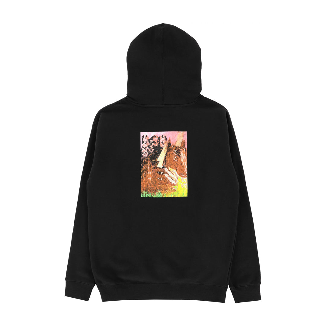 TACTICS（タクティクス）| HORSES HORSES HOODIE / BLACK | スノーボード・スケートボードのTACTICS JAPAN