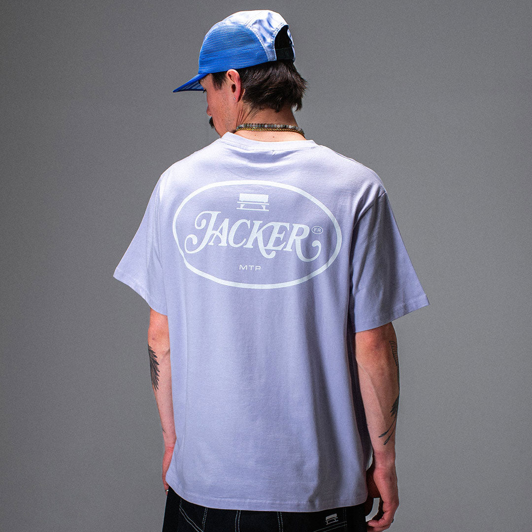 JACKER（ジャッカー）| ID T-SHIRT / PURPLE | スノーボード・スケートボードのTACTICS JAPAN
