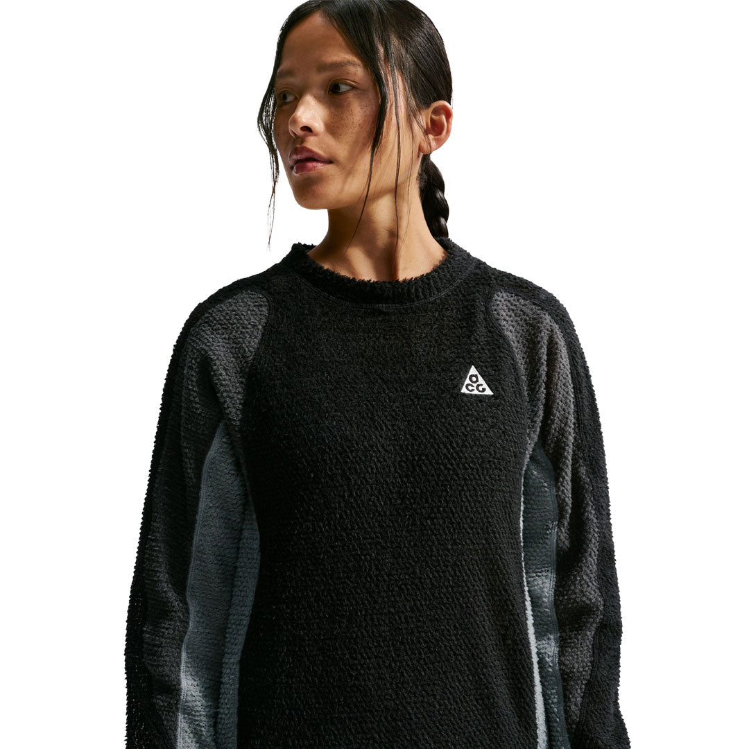NIKE ACG（ナイキ エーシージー）| NIKE ACG WOLF LICHEN CAPS CREW / BLACK/ANTHRACITE/COOL GREY/SUMMIT WHITE | スノーボード・スケートボードのTACTICS JAPAN