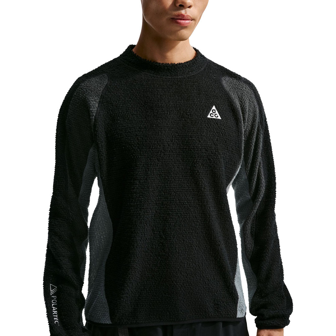 NIKE ACG（ナイキ エーシージー）| NIKE ACG WOLF LICHEN CAPS CREW / BLACK/ANTHRACITE/COOL GREY/SUMMIT WHITE | スノーボード・スケートボードのTACTICS JAPAN