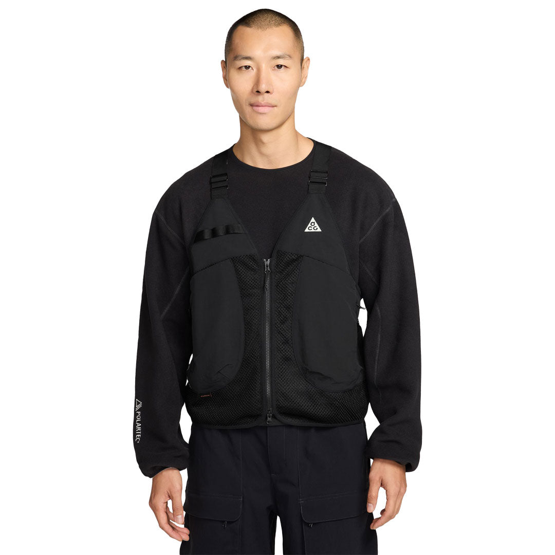 NIKE ACG（ナイキ エーシージー）| ACG DOLOMITI VEST / BLACK/SUMMIT WHITE | スノーボード・スケートボードのTACTICS JAPAN