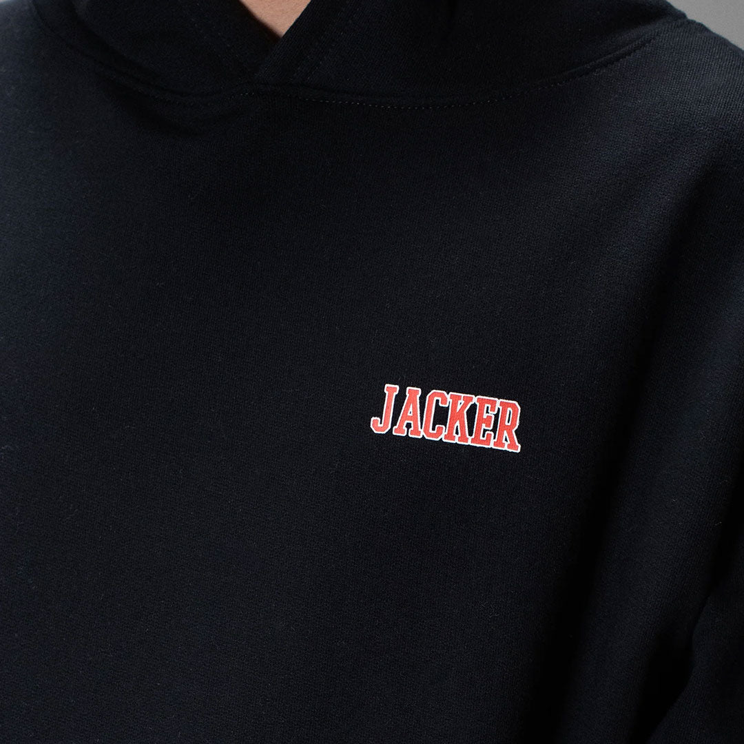 JACKER（ジャッカー）| INSTINCT HOODIE / BLACK | スノーボード・スケートボードのTACTICS JAPAN