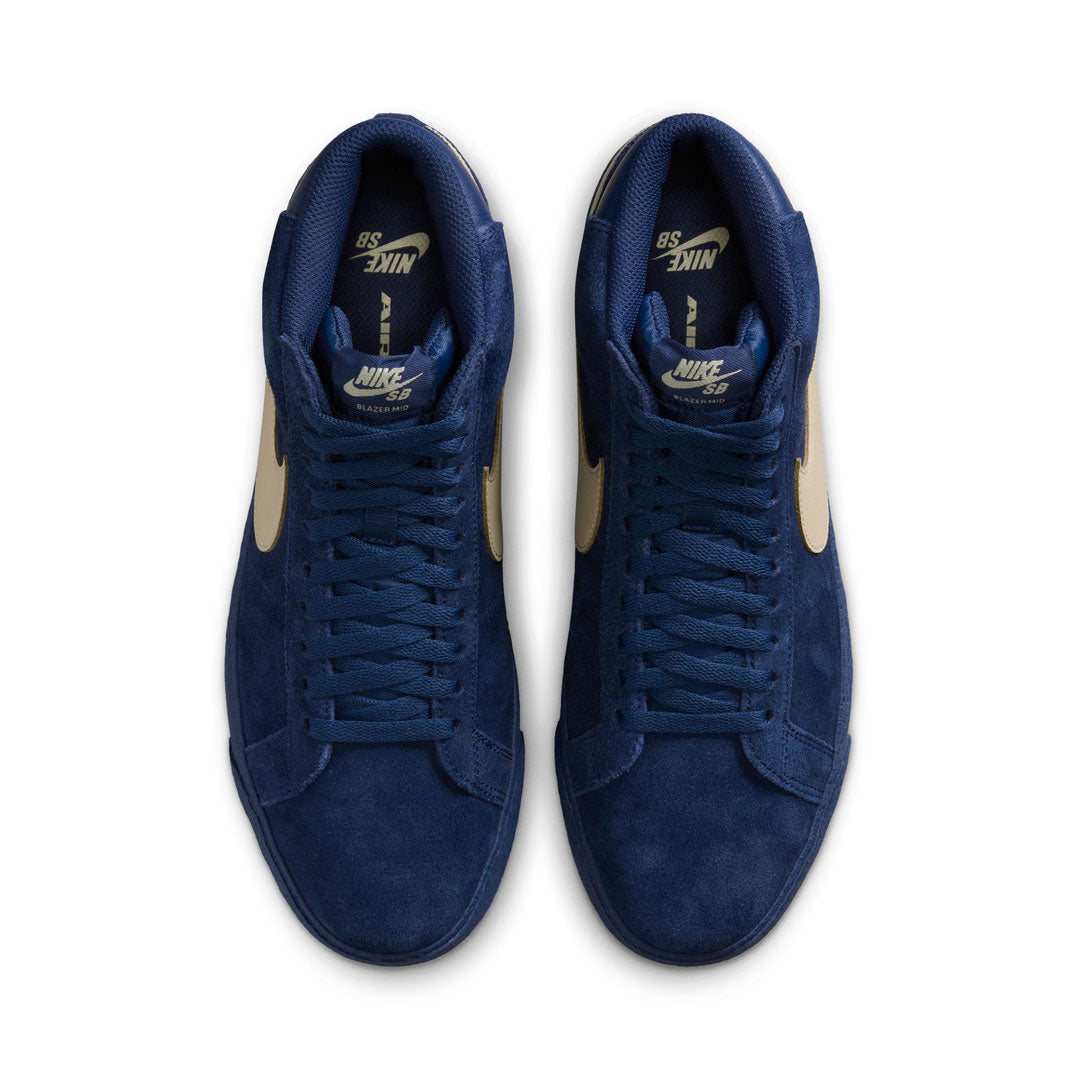 NIKE SB（ナイキ スケートボーディング）| NIKE SB ZOOM BLAZER MID / COASTAL BLUE/COASTAL BLUE/PALE YELLOW | スノーボード・スケートボードのTACTICS JAPAN