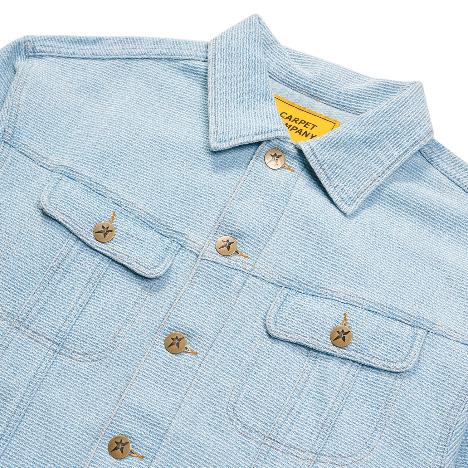 CARPET COMPANY（カーペット カンパニー）| INTERLOCK STITCH DENIM JACKET / BLUE | スノーボード・スケートボードのTACTICS JAPAN