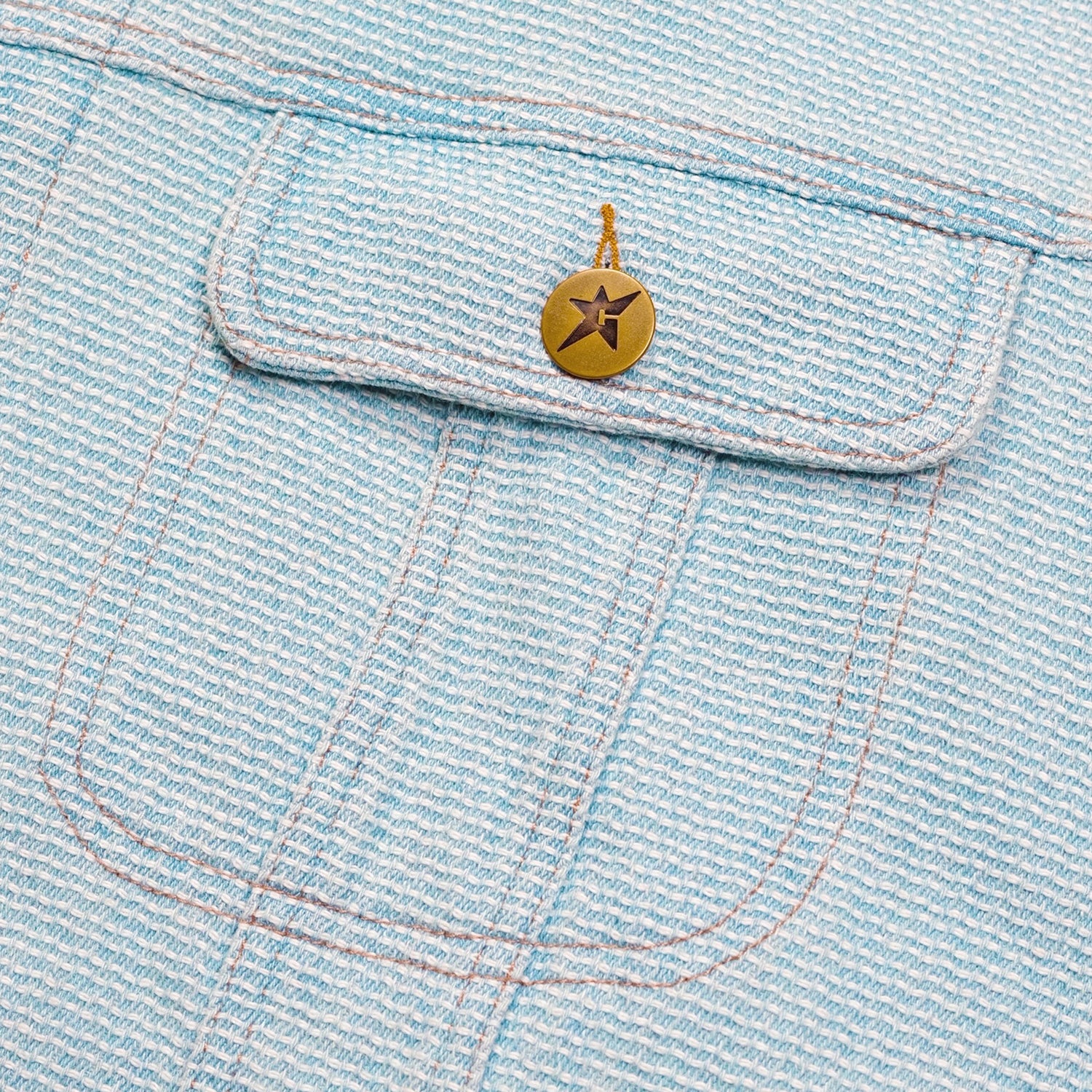 CARPET COMPANY（カーペット カンパニー）| INTERLOCK STITCH DENIM JACKET / BLUE | スノーボード・スケートボードのTACTICS JAPAN