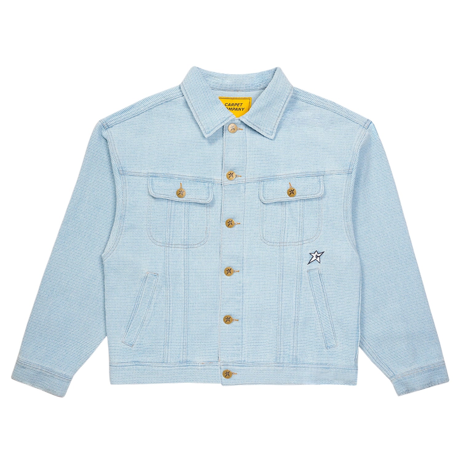 CARPET COMPANY（カーペット カンパニー）| INTERLOCK STITCH DENIM JACKET / BLUE | スノーボード・スケートボードのTACTICS JAPAN