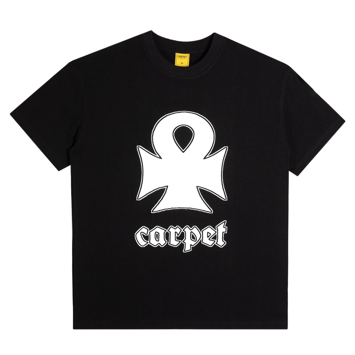 CARPET COMPANY（カーペット カンパニー）| IRON ANKH TEE / BLACK | スノーボード・スケートボードのTACTICS JAPAN