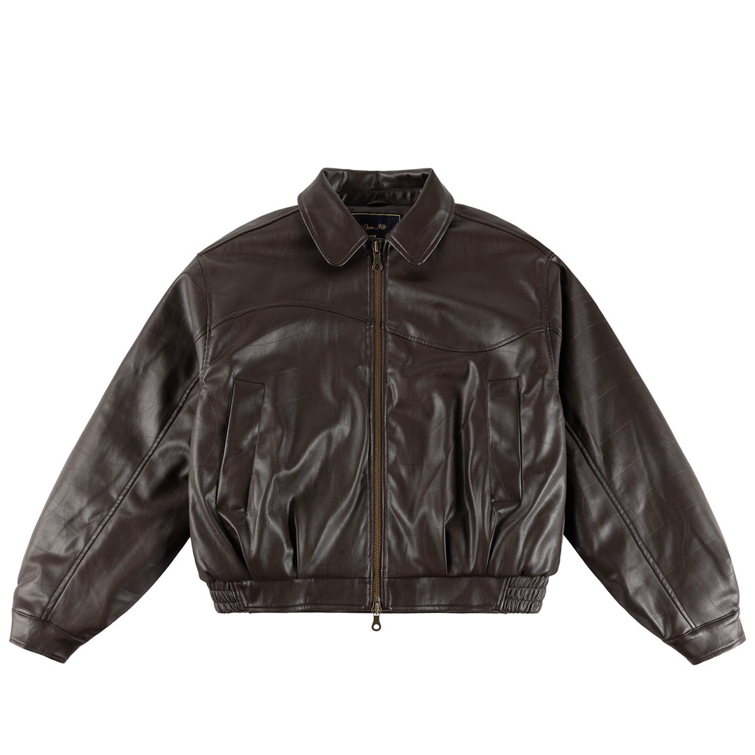 DIME MTL（ダイム モントリオール）| DEBOSSED WAVY JACKET / BROWN | スノーボード・スケートボードのTACTICS JAPAN