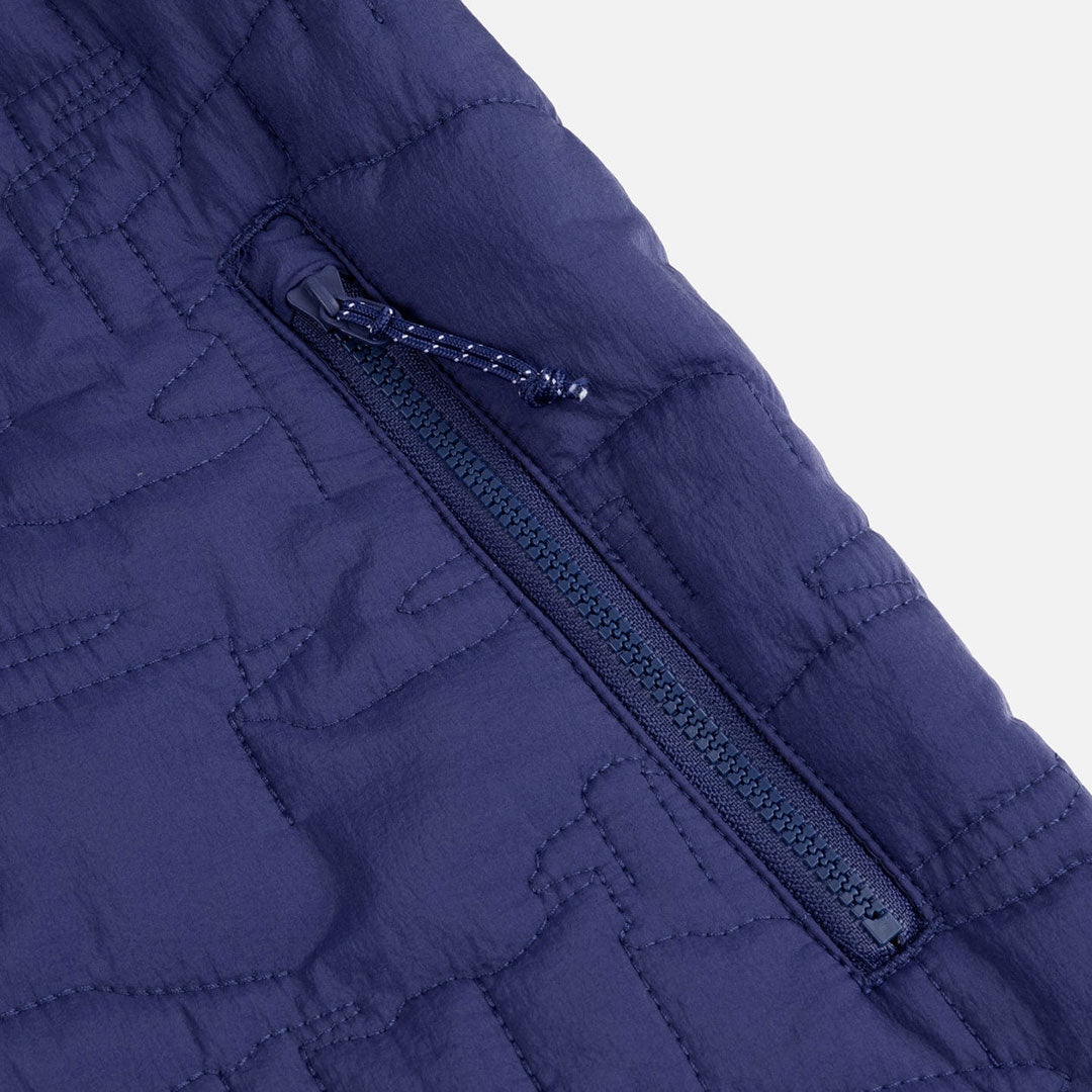 REVERSIBLE INSULATED JACKET / BLUE IRIS