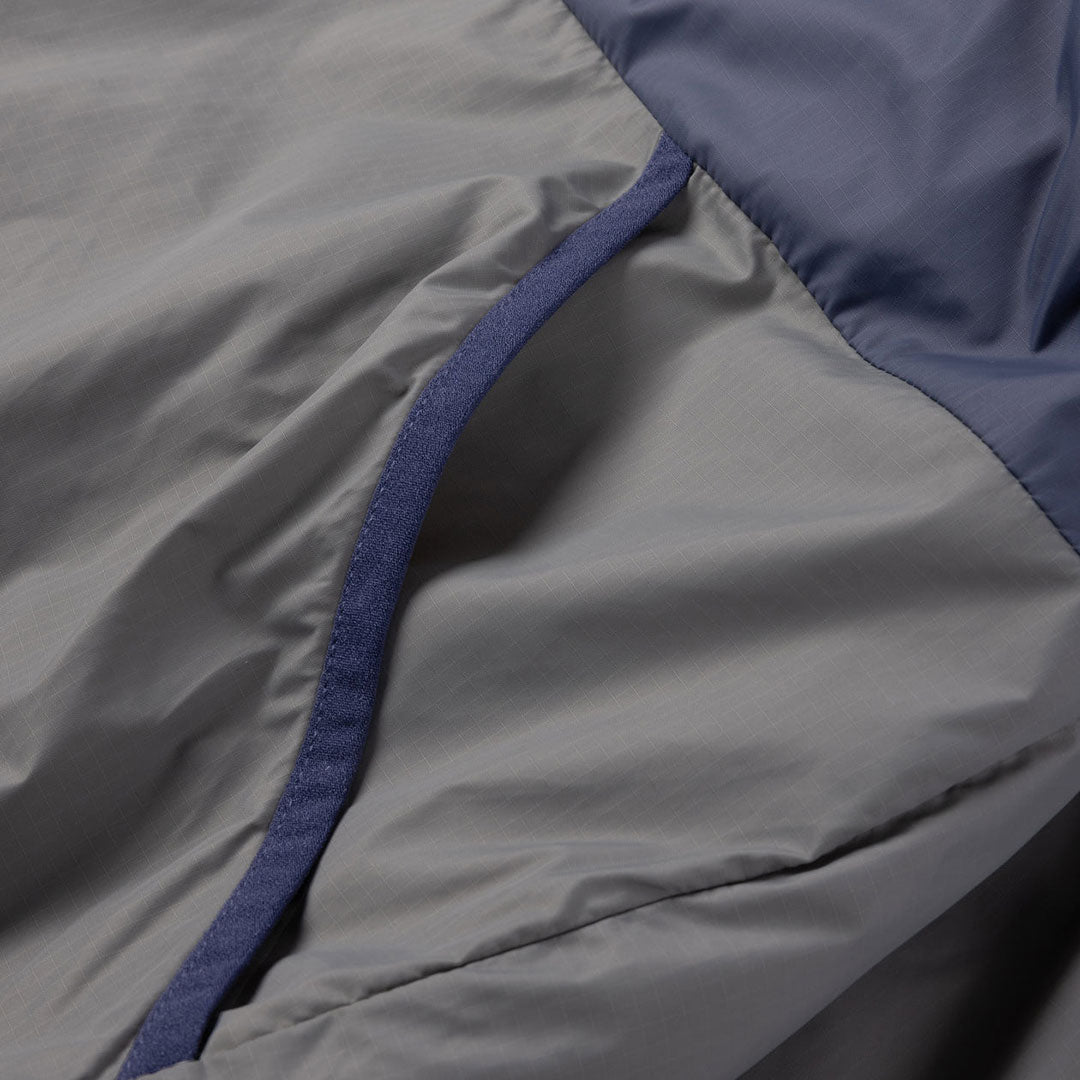 REVERSIBLE INSULATED JACKET / BLUE IRIS