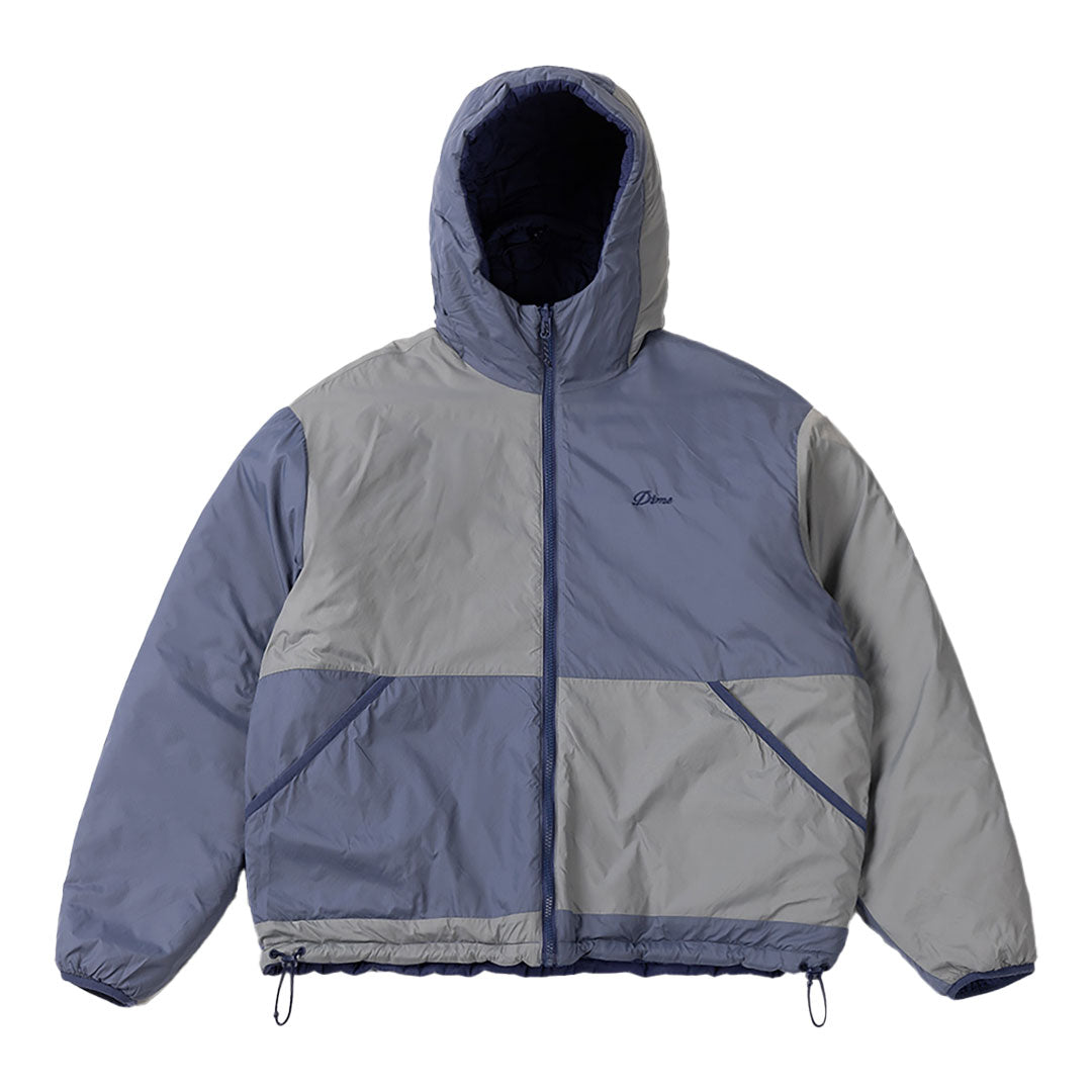 REVERSIBLE INSULATED JACKET / BLUE IRIS