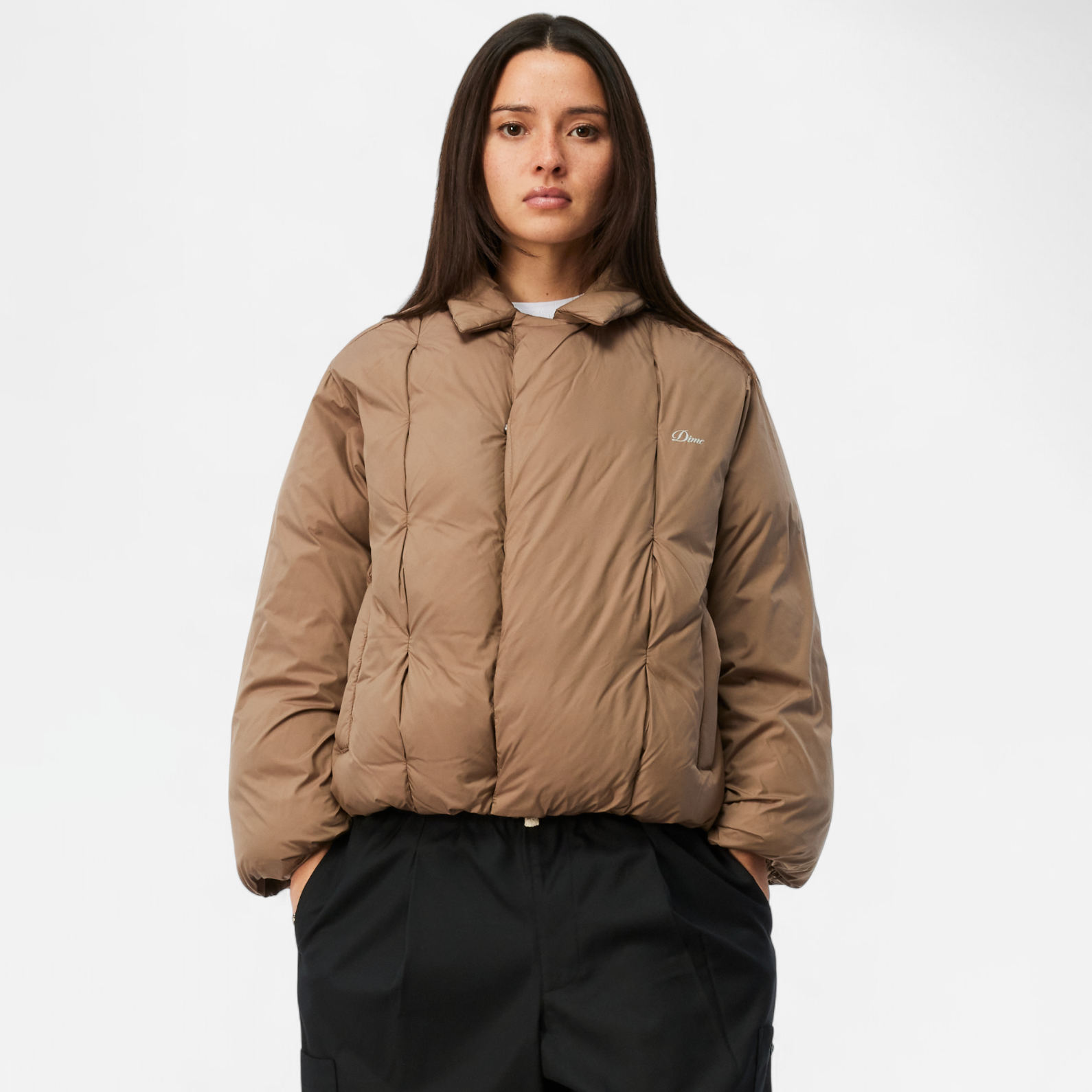 DIME MTL（ダイム モントリオール）| PLEATED PUFFER / BRONZE | スケートボード・スノーボードのTACTICS JAPAN