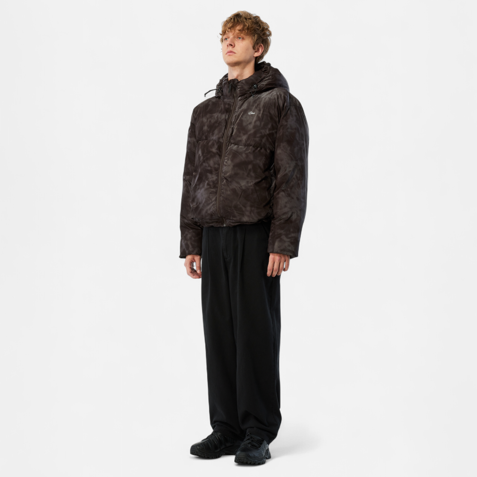 DIME MTL（ダイム モントリオール）| WAVY PUFFER / SMOKE BROWN | スケートボード・スノーボードのTACTICS JAPAN