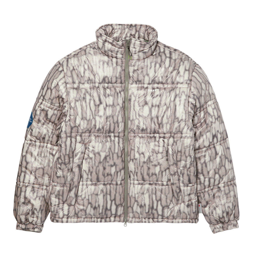 89 WARPED CAMO TYVEK PUFFER / MUTED CAMO