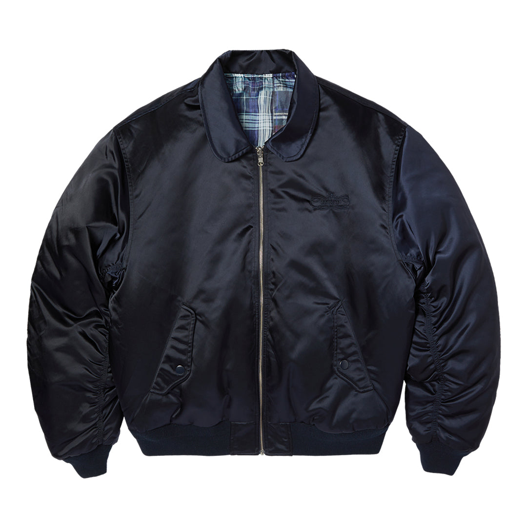 HUF WORLDWIDE（ハフ ワールドワイド）| CLOTHIERS REVERSIBLE FLIGHT JACKET / NAVY | スノーボード・スケートボードのTACTICS JAPAN