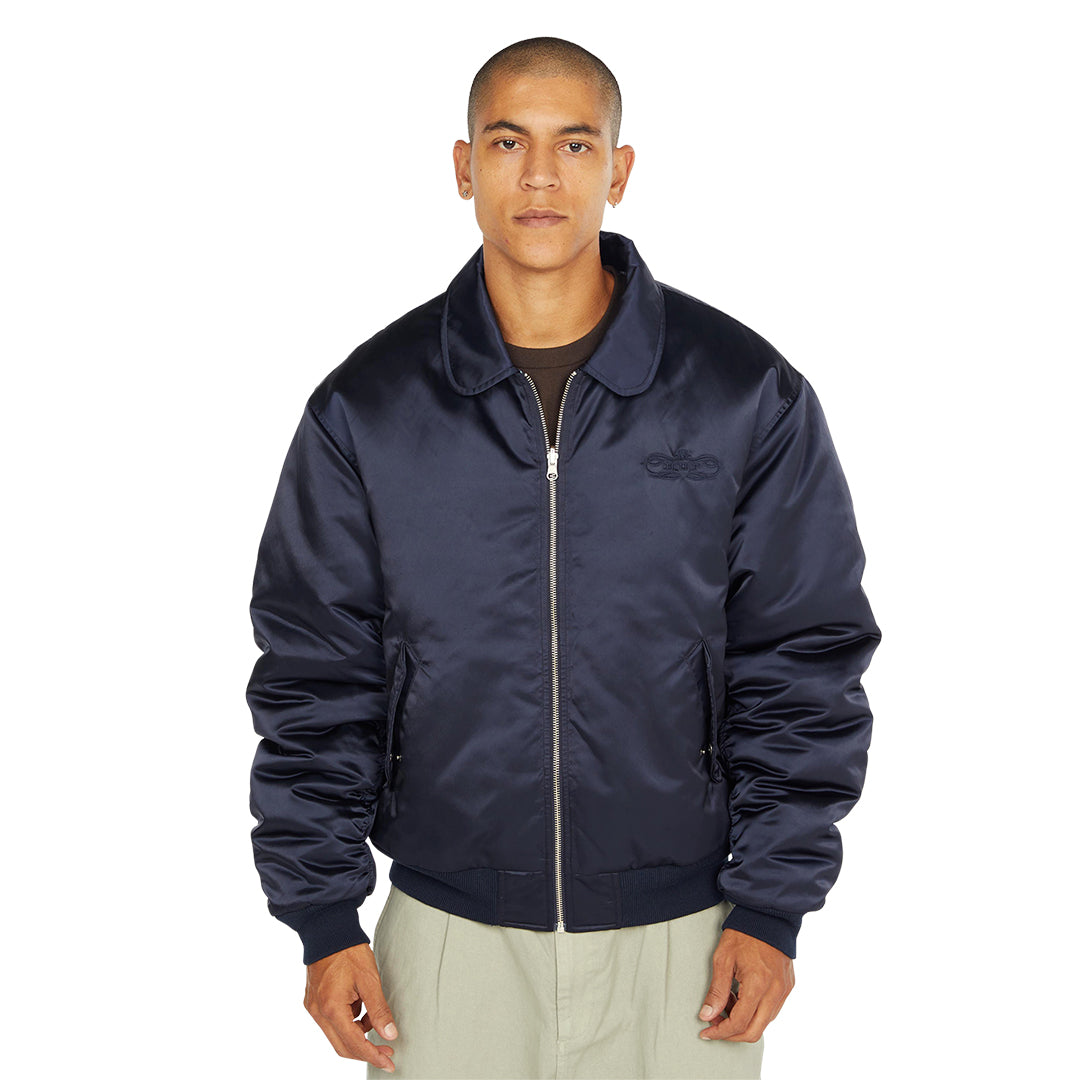 HUF WORLDWIDE（ハフ ワールドワイド）| CLOTHIERS REVERSIBLE FLIGHT JACKET / NAVY | スノーボード・スケートボードのTACTICS JAPAN