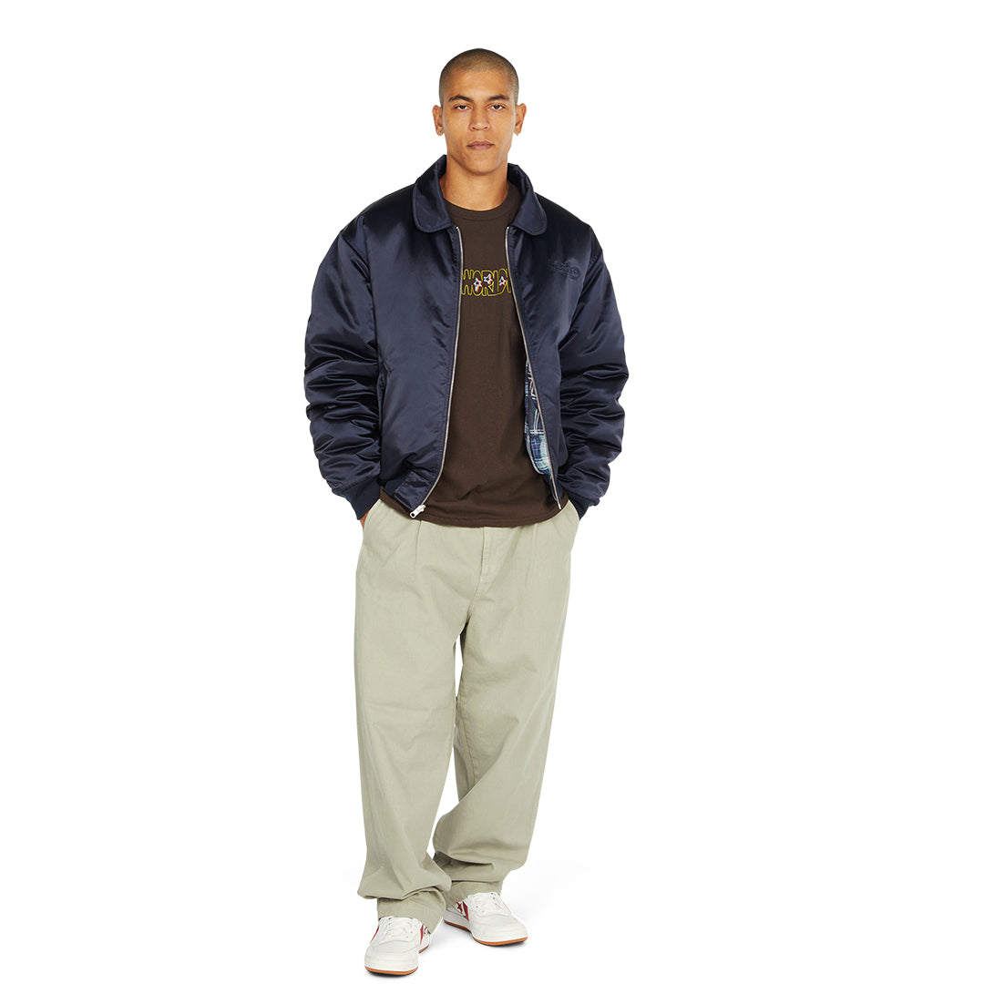 HUF WORLDWIDE（ハフ ワールドワイド）| CLOTHIERS REVERSIBLE FLIGHT JACKET / NAVY | スノーボード・スケートボードのTACTICS JAPAN