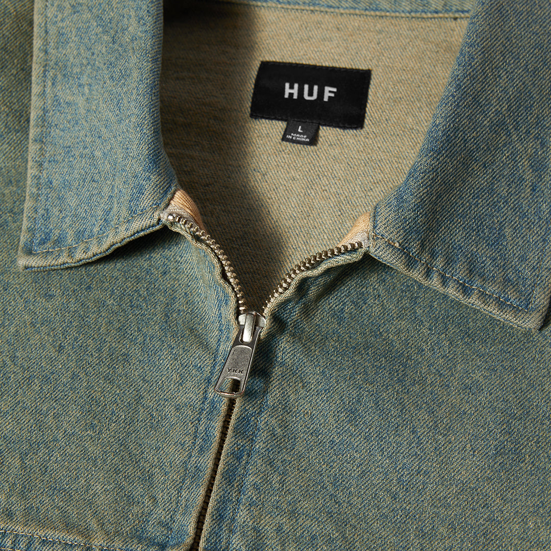 HUF WORLDWIDE（ハフ ワールドワイド）| DRESDEN DENIM WORK JACKET / INDIGO EARTH | スノーボード・スケートボードのTACTICS JAPAN